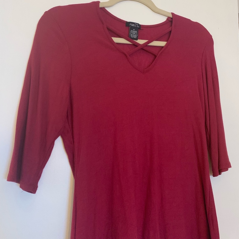 Dark Pink Fitted top!